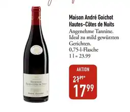Galeria Markthalle Maison André Goichot Hautes-Côtes de Nuits Angebot