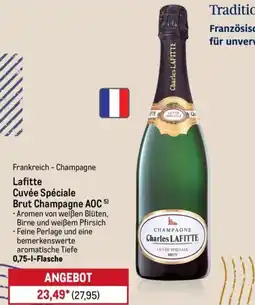 METRO Lafitte Cuvée Spéciale Brut Champagne AOC Angebot