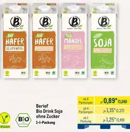 METRO Berief Bio Drink Soja ohne Zucker Angebot