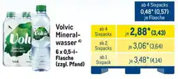 METRO Volvic Mineralwasser Angebot