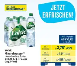 METRO Volvic Mineralwasser Angebot