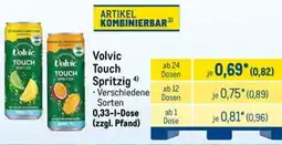 METRO Volvic Touch Spritzig Angebot