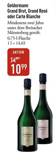 Galeria Markthalle Geldermann Grand Brut, Grand Rosé oder Carte Blanche Angebot