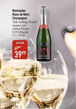 Galeria Markthalle Montaudon Blanc de Noirs Champagner Angebot