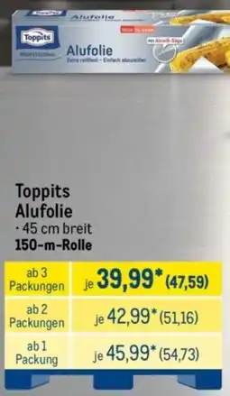 METRO Toppits Alufolie Angebot