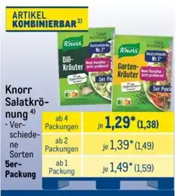 METRO Knorr Salatkrönung Angebot