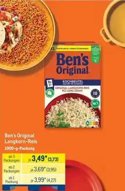 METRO Ben's Original Langkorn-Reis Angebot