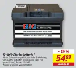 toom Baumarkt BIG Wartungsfrei 12-Volt-Starterbatterie Angebot