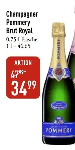 Galeria Markthalle Champagner Pommery Brut Royal Angebot