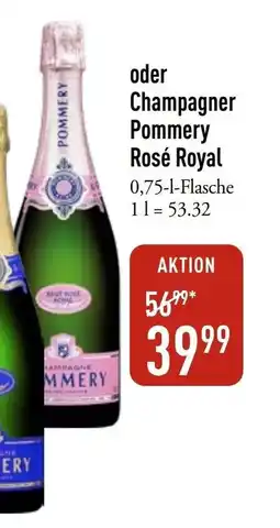 Galeria Markthalle Champagner Pommery Rosé Royal Angebot
