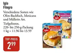 Galeria Markthalle Iglo Filegro Angebot
