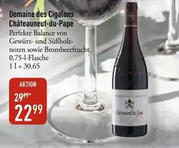 Galeria Markthalle Domaine des Cigalons Châteauneuf-du-Pape Angebot