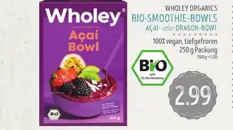 Edeka Struve Wholey Organics Bio-smoothie-bowls Açai-oder Dragon-bowl Angebot