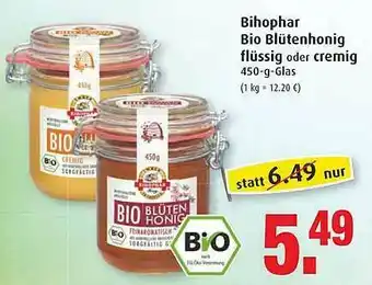 Markant Bihophar Bio Blütenhonig Flüssig Oder Cremig Angebot