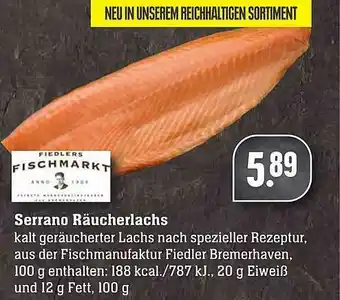 Scheck-in-Center Serrano Räcuherlachs Angebot