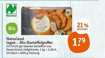 tegut Naturland Tegut... Bio-kartoffelpuffer Angebot