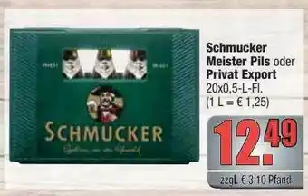 alldrink Schmucker Meister Pils Oder Privat Export Angebot