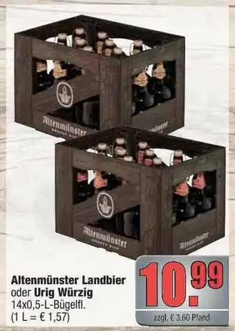 alldrink Altenmünster Landbier Oder Urig Würzig Angebot