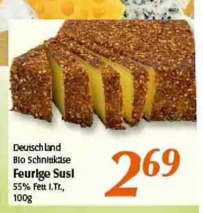 inkoop Deutschland Bio Schnittkäse Feurige Susi Angebot