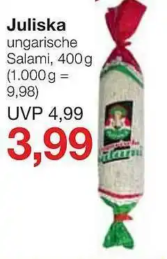 Jawoll Juliska Ungarische Salami Angebot