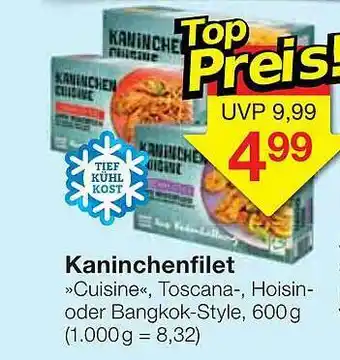 Jawoll Kaninchenfilet »cuisine« Toscana Hoisin- Oder Bangkok-style Angebot
