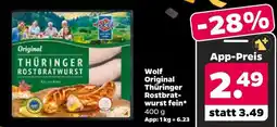 Netto Wolf Original Thüringer Rostbratwurst fein* Angebot