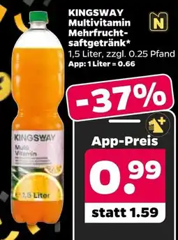 Netto Kingsway Multivitamin Mehrfruchtsaftgetränk Angebot