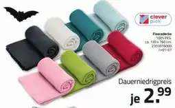 ROLLER clever pick Fleece Decke Angebot