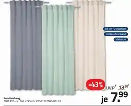ROLLER Kombivorhang Angebot