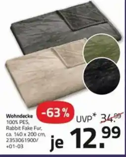 ROLLER Wohndecke Angebot