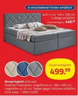 ROLLER Boxspringbett Angebot