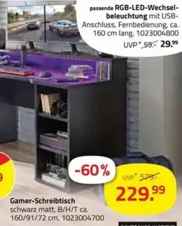 ROLLER Gamer-Schreibtisch Angebot