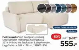 ROLLER Funktionsecke Stoff Cord pearl Angebot