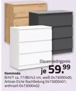 ROLLER Kommode Artisan Eiche Nachbildung Angebot
