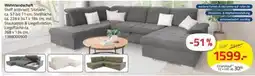 ROLLER Wohnlandschaft Stoff anthrazit Angebot