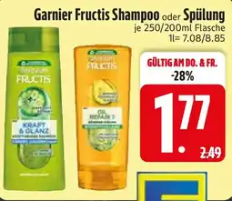 E-Center Garnier Fructis Shampoo oder Spülung Angebot