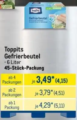 METRO Toppits Gefrierbeutel Angebot