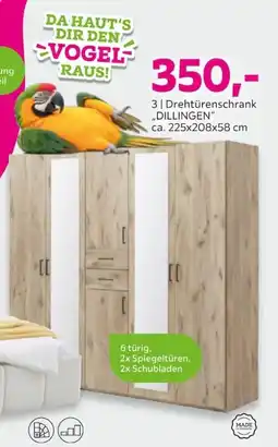 Mömax Drehtürenschrank "DILLINGEN" Angebot