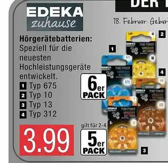 Marktkauf Edeka Zuhause Hörgerätebatterien Angebot