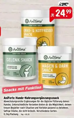 Raiffeisen Markt AniForte Hunde-Nahrungsergänzungssnack Angebot