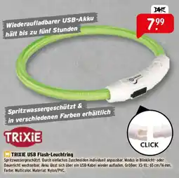 Raiffeisen Markt TRIXIE USB Flash-Leuchtring Angebot