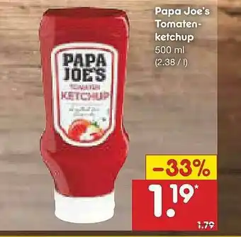 Netto Marken-Discount Papa Joe's Tomaten-ketchup Angebot