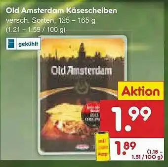 Netto Marken-Discount Old Amsterdam Käsescheiben Angebot