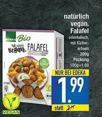 E-Center Edeka Bio Natürlich Vegan Falafel Angebot