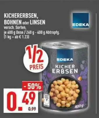 Marktkauf Kichererbsen, Bohnen Oder Linsen Angebot