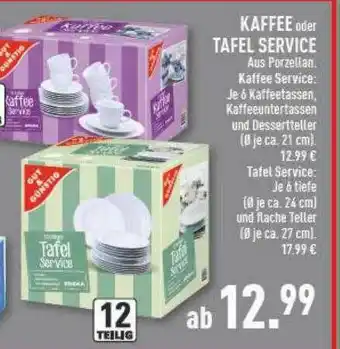 Marktkauf Kaffee Oder Tafel Service Angebot