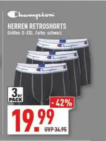 Marktkauf Shampion Herren Retroshorts Angebot