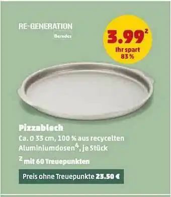 PENNY Pizzablech Re-generation Angebot