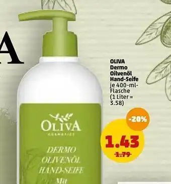 PENNY Oliva Dermo Olivenöl Hand-seife Angebot