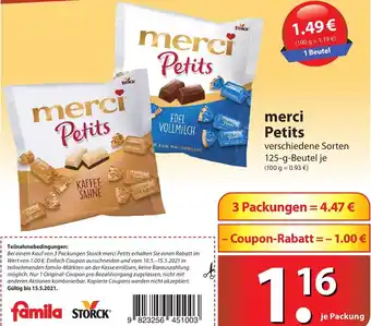 Famila Nord Ost Merci Petits 125g Beutel Angebot